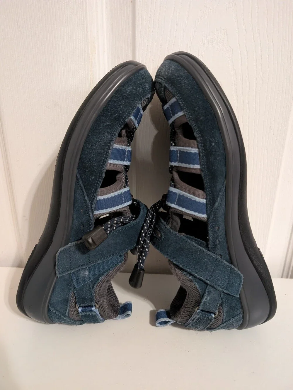 Orthofeet Naples Womens Shoes Sandal Sneaker Blue Comfort Size 7 Wide